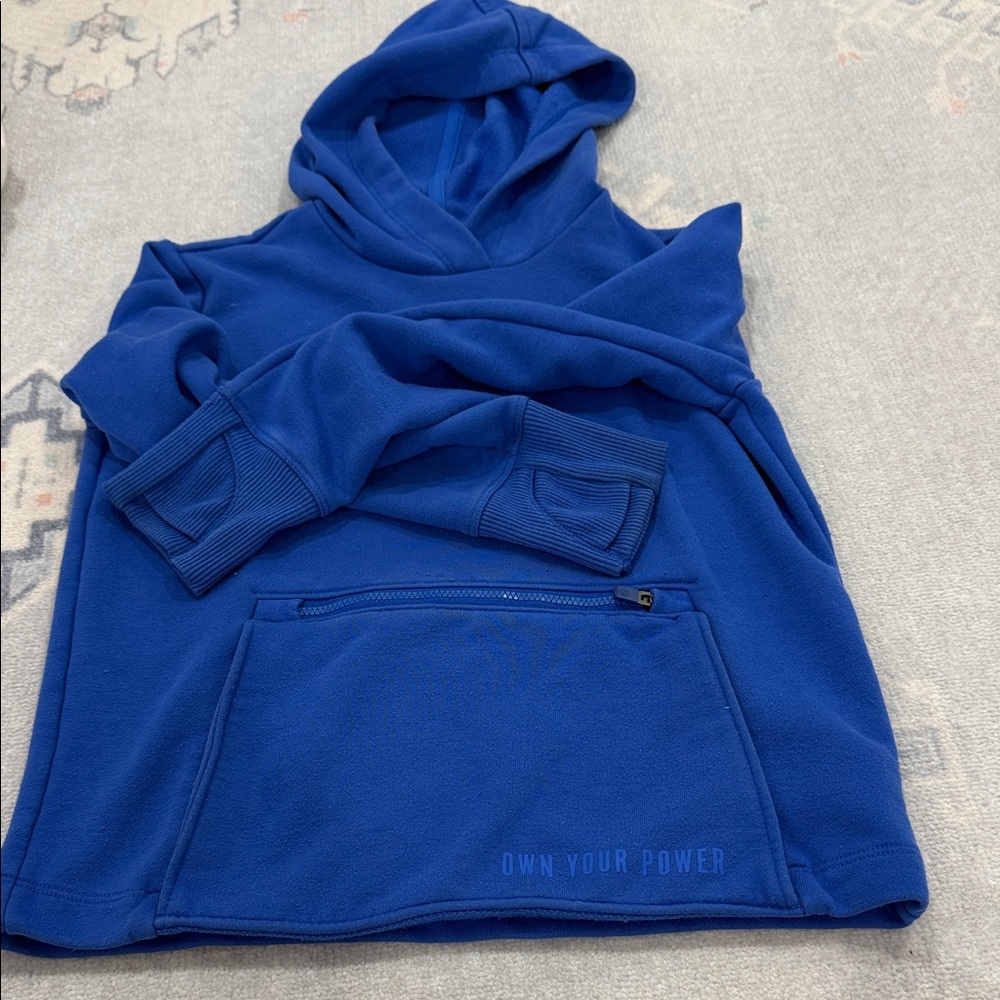Blue Hoodie with Front Pocket